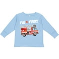 thumbnail image 3 of Inktastic I'm 4 Fire Truck 4th Birthday Boys or Girls Long Sleeve Toddler T-Shirt, 3 of 5