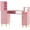 Pink, variant on BarberPub Manicure Table Makeup Dressing Station Nail Desk with Wrist Cushion 55.5"(L) x 18.9"(W) x 50"(H) 2636