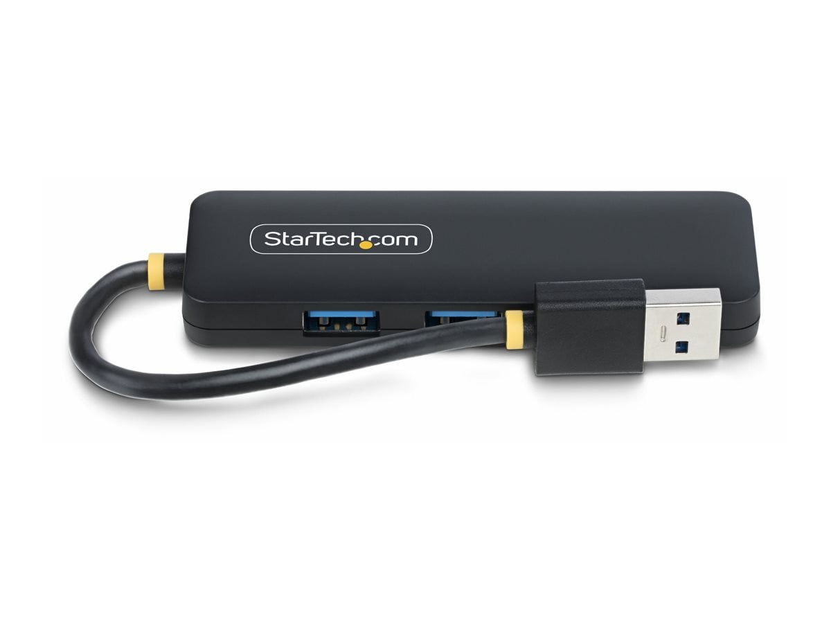 StarTech.com StarTech.com 4-Port USB-A Hub, 5Gbps, Bus Powered, Small Travel Mini USB Hub, Multi-Port USB 3.0 Splitter, Portable USB Hub (h5a4a-usb-hub)