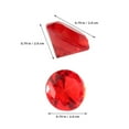thumbnail image 2 of 240pcs Red Acrylic Rhinestones Vase Filler Shiny Simulation Party Favors Accessory Decor, 2 of 8