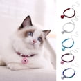 thumbnail image 1 of Flmtop Collier pour Animal de Compagnie Ajustable Décoratif en Similicuir avec Clochette Collier pour Chiot pour la Vie Quotidienne Rouge, 1 of 9