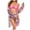 Pink, variant on Aoochasliy Swimsuits for Women Clearance Spring Flower Print Ring Linked Push Up Bikini Swimsuit Bikini 3-Piece Swimwear Beachwear Set Covers