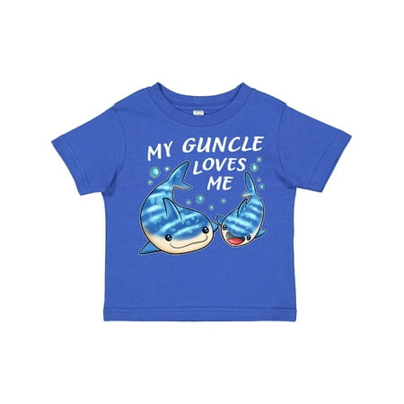 

Inktastic My Guncle Loves Me- Whale Shark Gift Toddler Boy or Toddler Girl T-Shirt