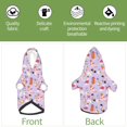 thumbnail image 6 of Salouo Fashionable Cats Pattern Small Dog Hoodie Sweatshirts Dog Clothes Coat Clothing Puppy Sweater Outfit Pullover Pet Winter Coat Sweater Outfit-Large, 6 of 7