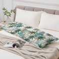 thumbnail image 6 of Tropical Plant Body Pillow Cover 20 x 60 Inch Decorative Pillow Cover Summer Watercolor Boho Green Palm Trees Lumbar Pillowcase Seasonal Rectangle Cushion Case for Couch Sofa Bed Living Room, 6 of 9