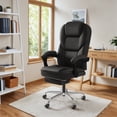thumbnail image 2 of Homall Massage Office Chair Reclining Computer Chair Ergonomic Executive Leather Chair Support 8 Hours Heavy Duty Design,Black, 2 of 7