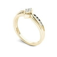 thumbnail image 2 of 1/10 Carat T.W. Diamond Kite-Shape Cluster 10kt Yellow Gold Engagement Ring, 2 of 5