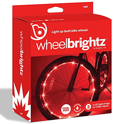 Brightz WheelBrightz LED Bike Wheel Lights Top 2021 Best Stocking Stuffer Present for Kids Teens Boys Girls Men Women Pack of 2 Wheel Lights Bicycle Light Decoration Accessories 