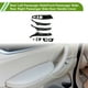thumbnail image 2 of Cubierta de recorte de tirador de panel de puerta del lado del pasajero trasero izquierdo, lado del pasajero delantero, lado del pasajero trasero derecho para BMW serie 5 11-16 fibra de carbono negra, 2 of 6