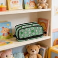 thumbnail image 4 of Oioii Six-Layer Large Capacity Pen Case with Soccer Print, Multi-Layer Durable Stationery Bag for s, Spacious Pencil Box for Supplies Organization,A, 4 of 7