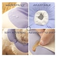 thumbnail image 3 of Collar ajustable de recuperación para gatos, suave, lindo cono de cuello con cuello en E para mascotas después de la cirugía, cono protector para curación de heridas, apto para gatitos y perros, 3 of 6