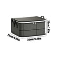thumbnail image 2 of Organizer Dust-Proof Comforter And Bedding Large Zippered Non-Woven Fabric Bag With Handles Spacious Moving Storage Bin Zipper Storage Bags Collapsible Bedding Storage Container,A, 2 of 7