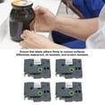 thumbnail image 3 of Label Tape, Waterproof 12mm Label Maker Tape 4pcs  for Office, 3 of 7