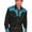 Turquoise, variant on Scully Men's Gunfighter Embroidered Long Sleeve Snap Western Shirt Turquoise