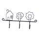 thumbnail image 3 of Percha Decorativa de Toal de Lve de Del Trasero de Pared Del Estante Decorativo Del Hierro Creativo Soledad  Perchero de gancho de pared, 3 of 7