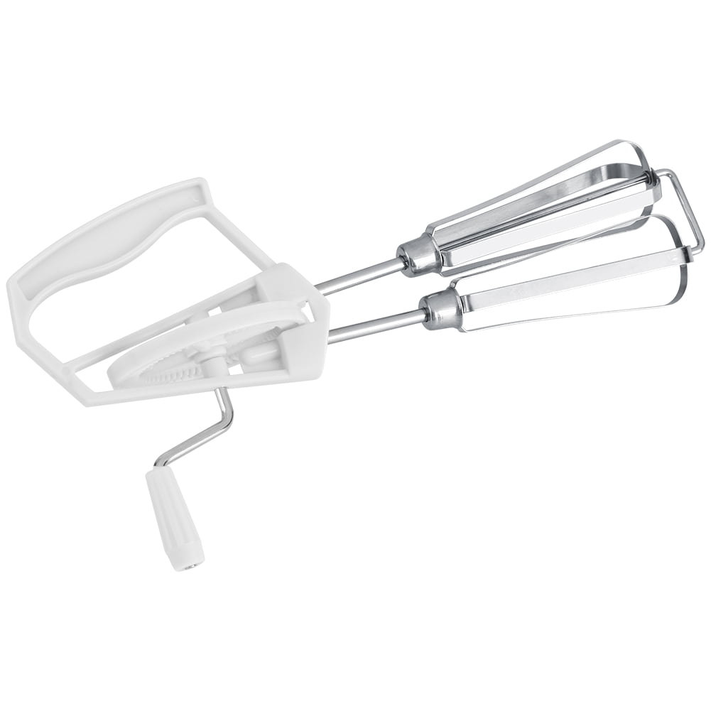 Harold Import Hand Held Rotary Egg Mixing Beater Scramble Deluxe Chrome New