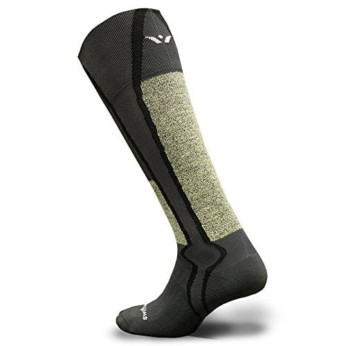 Swiftwick CutResistant Compression Hockey Socks TH018ZZ (Grey XS