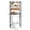 Rustic Brown, variant on VASAGLE Over the Toilet Storage, Over Toilet Bathroom Organizer with Adjustable Shelves and Basket, Hair Dryer Holder, 3 Hooks,Rustic Brown