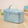 thumbnail image 2 of Xoxingysm Makeup Bag,Cosmetic Bag,Letter Cosmetic Bag Fashion Square Travel Portable Storage Wash Bag, 2 of 2