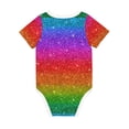 thumbnail image 6 of Sigee Rainbow Glitter for Baby Unisex Baby Cotton Short-Sleeve Bodysuits Soft Cotton, Breathable-6 Months, 6 of 7