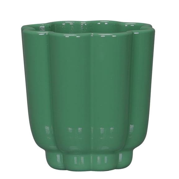 Mainstays Arlo 4" x 4" x 4" Round Green Lily 100% Recycled Resin Planter