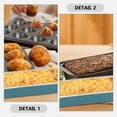 thumbnail image 3 of 30 Pcs Aluminum Foil Plastic Mini Loaf Pans with Lids Baking Mold Container Cover, 3 of 6