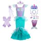 thumbnail image 1 of Vestido de princesa de La Sirenita, disfraz de Ariel para niñas, Cosplay para niños, ropa de fiesta de cumpleaños y Carnaval Fivean unisex, 1 of 2
