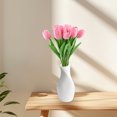 thumbnail image 1 of ¡Compra Ya y Ahorra Más!, Simulación de mini tulipanes, decoración navideña para el hogar, 10 piezas Akmoler, 1 of 9