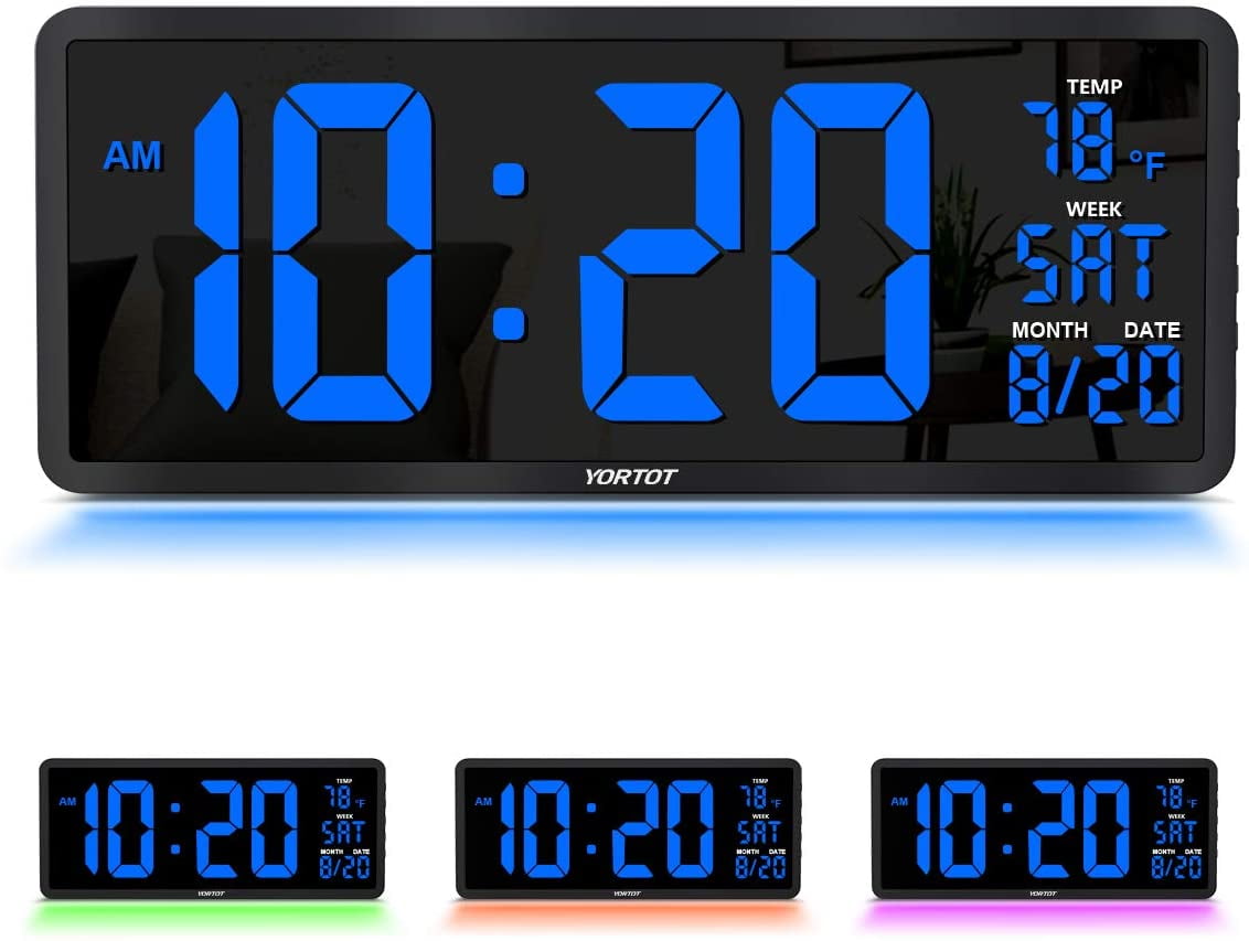 digital clock with day and date digital clock with day and date