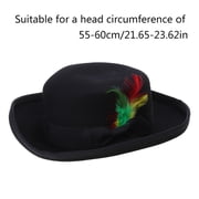 Fedoras Top Hat Old-fashioned Short Brimmed Top Hat Surprise Gift for Boyfriend
