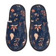 thumbnail image 1 of Fotbe Autumn Leaves With Blue Pantuflas Peludas para Mujer con Estampado, Zapatillas de Peluche, Zapatos de Invierno para Casa, Uso Interior y Exterior-Medium, 1 of 8