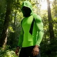 thumbnail image 6 of JPVDPA Workout Tops for Men UPF 50+ Sun Protection Hoodie Shirts Outdoor UV Hiking Running Shirt Long Sleeve Quick Dry Rash Guard Swim Shirts Yellow Green L, 6 of 6