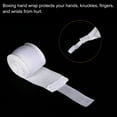 thumbnail image 4 of Uxcell Boxing Hand Wraps 118" Length Martial Arts Fist Bandages,, White 2 Pack, 4 of 6