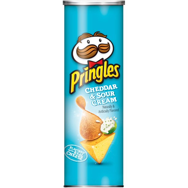 Pringles Cheddar & Sour Cream Potato Crisps, 5.5 Oz., 14 Pack Walmart