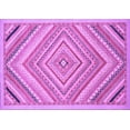 thumbnail image 1 of Ahgly Company Indoor Rectangle Abstract Purple Modern Area Rugs, 3' x 5', 1 of 4