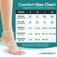 thumbnail image 3 of BraceAbility Neuropathy Compression Socks 20-30 mmHg Open Toe Circulation Support S, Gray, 1 Pair, 3 of 11