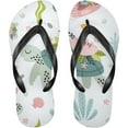 thumbnail image 2 of Cute Sea Turtle Flip Flop Casual Non-slip Thong Sandals for Women Men Beach Summer Slippers, XS Indoor Outdoor, 2 of 7