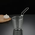 thumbnail image 2 of Passoire à Pâtes en Maille d'Acier Inoxydable avec Poignée Sans Odeur et Passoire à Raviolis Fil de Friteuse pour Cuisson et Égoutter avec Oreilles Suspendues Plusieurs Tailles, 2 of 6