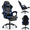 Blue2, variant on IVOVI 1PC Gaming chair Ergonomically designed, height adjustable, and features lumbar support.With RGB lighting