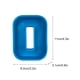 thumbnail image 3 of Molde de Letras Alfabéticas 3D de Silicona Letra M en Inglés | Molde Flexible y Reutilizable para Resina, Jabón, Vela y Manualidades DIY | Azul Liso | Decoración de Escritorio | 1 Pieza, 3 of 3