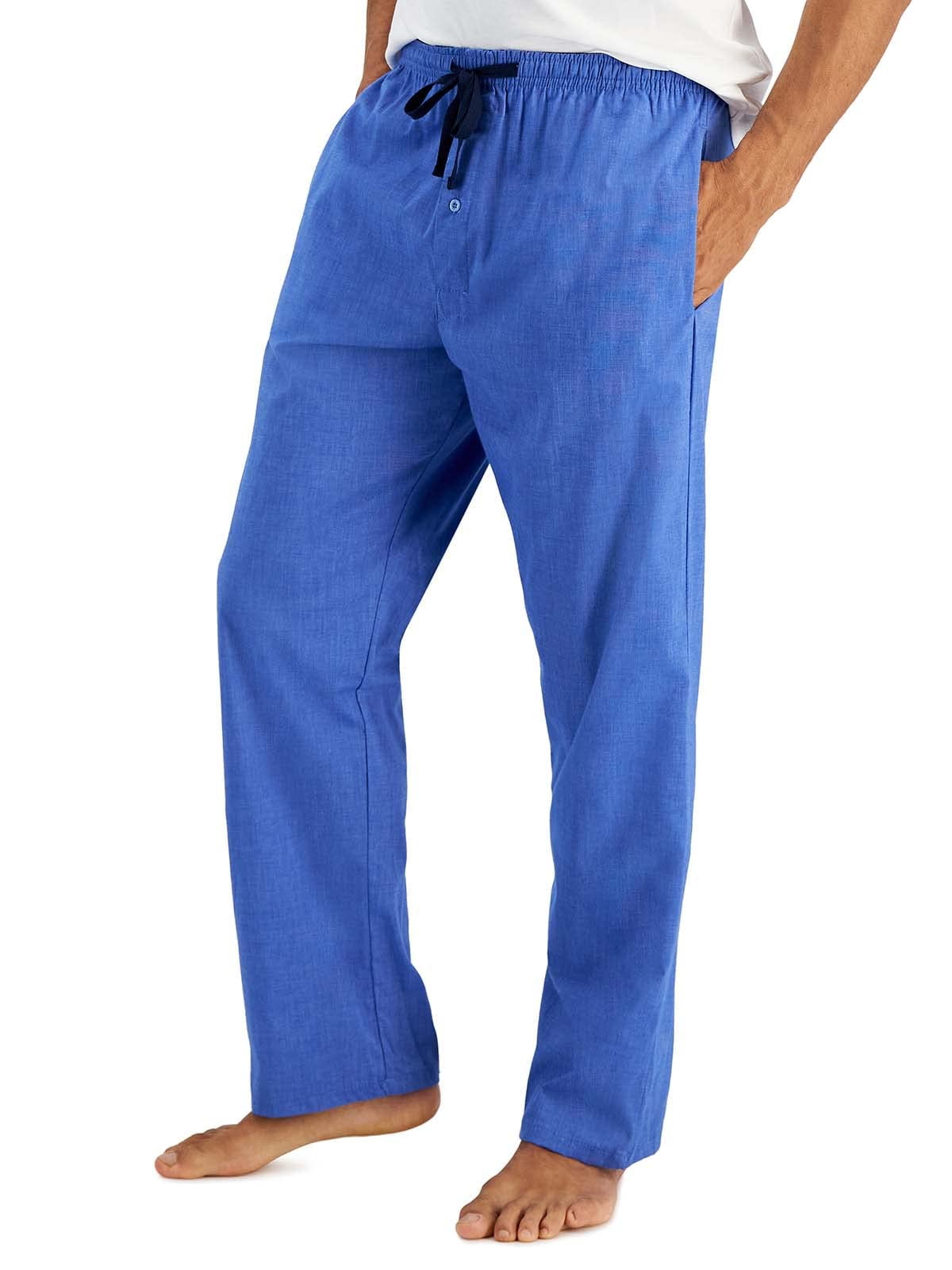 Hanes Elastic Waistband Pockets Solid Sleep Pants Pajamas (Men's