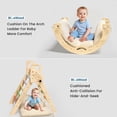 thumbnail image 4 of BlueWood Triangle Climbing Set Indoor Playground 3-Piece, 4 of 9