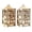 A002- Style B, variant on Halloween Pumpkin Lantern Wooden Square Carved Pumpkin Decor, Hanging Halloween Decorations for Home Table Centerpiece Fall Decor, Halloween Party Decorations Rustic Fall Decor