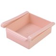 thumbnail image 1 of Moyic Cajón organizador de nevera ajustable, 1 unidad, cajones extraíbles para nevera, capa espaciadora fresca, estante de almacenamiento, cajón Organizadores de utensilios de cocina rosado Moyic HA6097-04B, 1 of 6