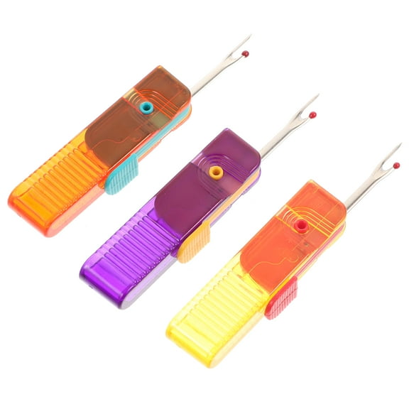 Worgeous Durable Seam Ripper for Sewing with Ergonomic Handle Assorted Color Plastic and Stainless Steel