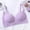 Purple, variant on Antinious Ladies Solid Wireless Backless Seamless Push Up Comfortable Everyday Bras