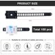 thumbnail image 2 of 100 Uds bridas para cables adhesivas ajustables Clips para cables, correas de cables de nailon autoadhesivas, Clips adhesivos para gestión de cables para cables, 2 of 5
