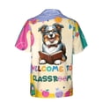 thumbnail image 2 of Welcome to Australian Shepherd Classroom Teacher Dog Mom Hawaiian Shirt Breathable Summer Unisex Merch Aussie Dog Lover Gifts - 02015, 2 of 6