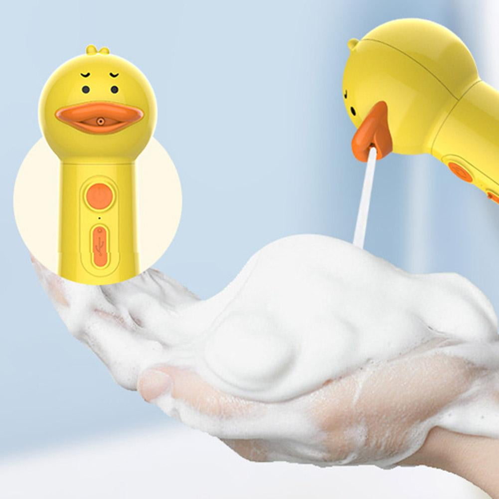 Little Yellow Duck Automatic Pet Foam Machine, USB Rechargeable Soap Dispenser for Dog and Cat Cleaning, Fully Automatic