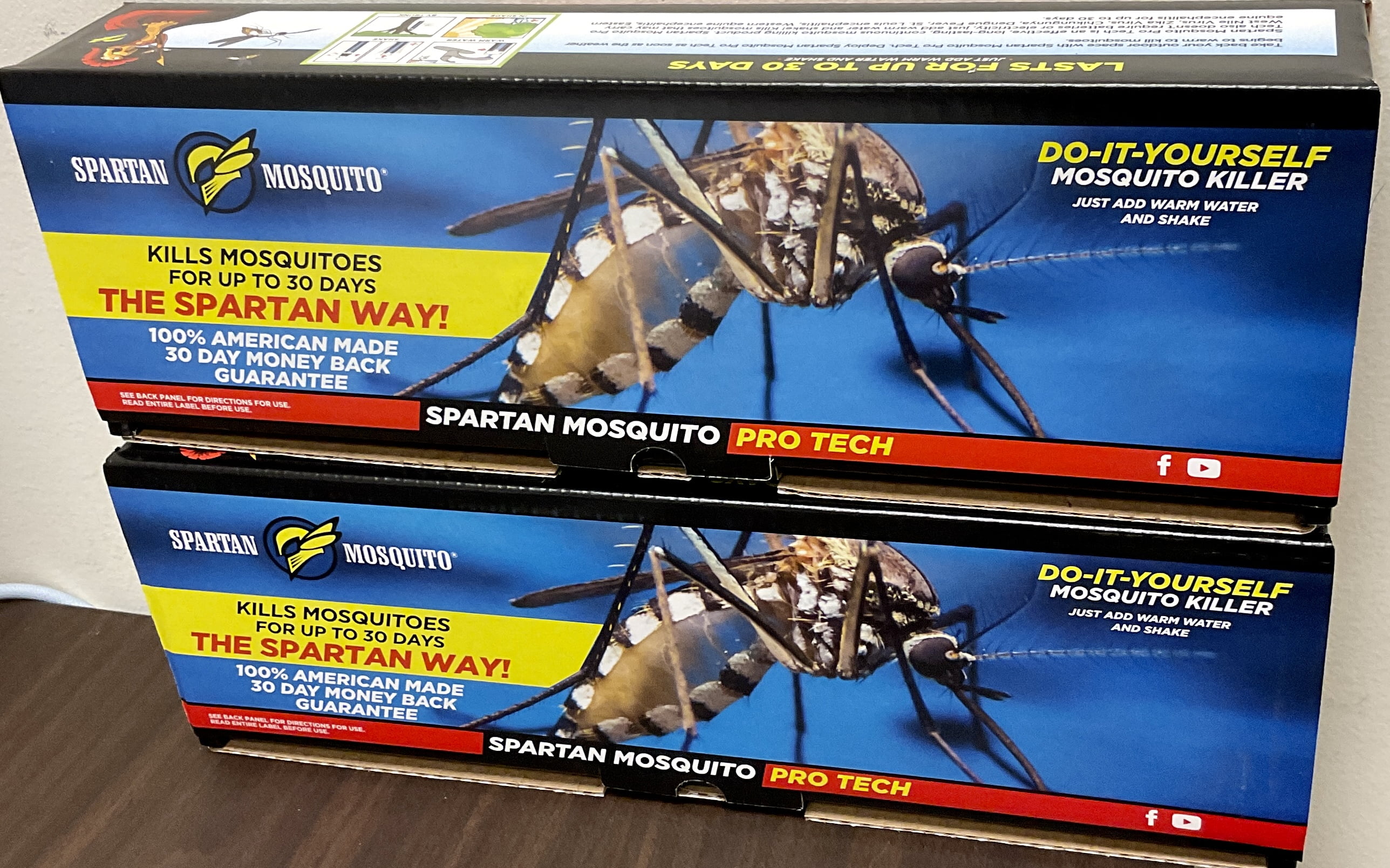 Spartan Mosquito Pro Tech 1 Acre Pack 4 Tubes (2 Boxes)
